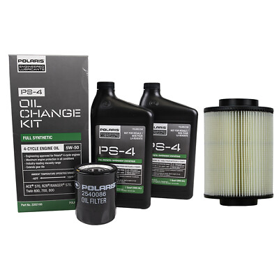 #ad Polaris Oil Fluid Change Kit with Air Filter 2012 2014 Ranger 800 Crew $90.98