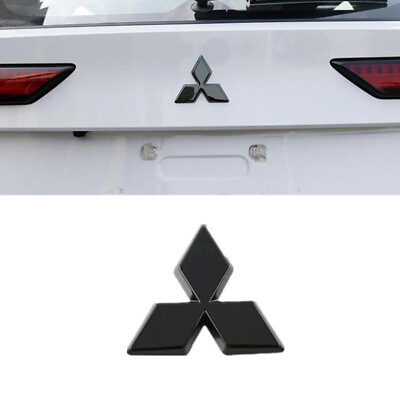 #ad #ad For Mitsubishi Outlander 2022 2023 2024 Glossy Black Rear Logo Emblem Cover Trim $13.99