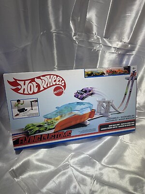 #ad Hot Wheels: Flying Customs Racetrack Set Drop Jump Diecast Mattel 2020 Brand New $14.99