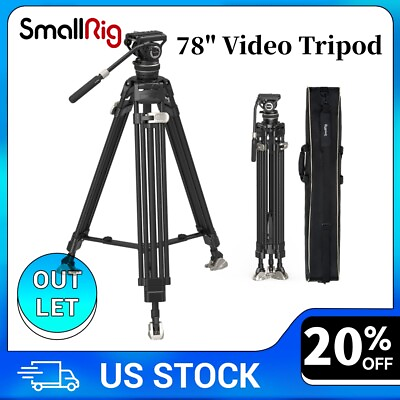 #ad SmallRig AD 100 78quot; Video Tripod W One Step LockingCarbon Fiber Camera Tripod $319.20