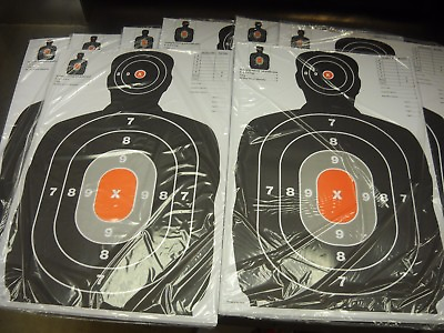 #ad 200 Bulk Pack Silhouette hand gun rifle paper shooting targets 12X18 $37.95