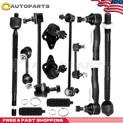 #ad Front Tie Rod Ends Sway Bars Ball Joint For 2001 2002 2003 2004 2005 Toyota RAV4 $60.99