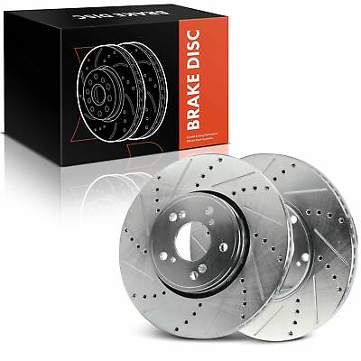 #ad 2x Drilled Brake Rotor for Acura RDX 2013 2018 ILX 2016 Front Side BR90118201 $73.99