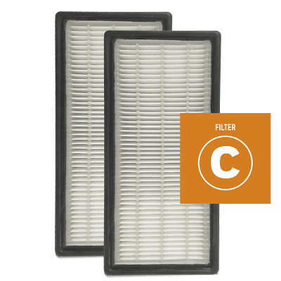 #ad Air Purifier Replacement Filter HRFC2 C HEPA Filter 2 Pack $25.67