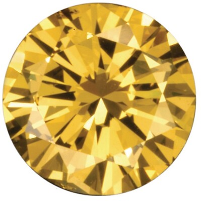 #ad Natural Fine Yellow Diamond Round SI3 I1 Africa Select Grade $26.55