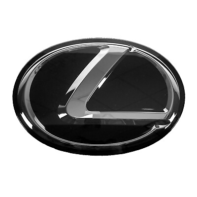 #ad New Lexus Black Chrome Grille Emblem 5314160090 OEM $453.46