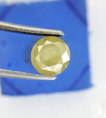 #ad Yellow Round Brilliant Natural Diamond 1.43tcw 6.8 Mm For Engagement Gift $158.34