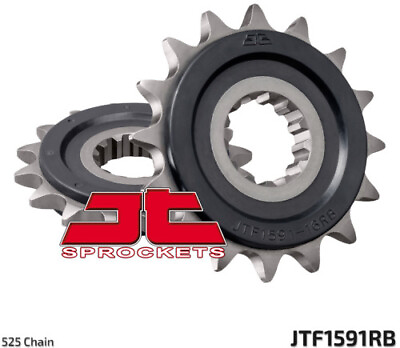 #ad JT Front Rubber 16 Tooth Cushioned Sprocket Natural 525 JTF1591.16RB 26 9355 $18.89