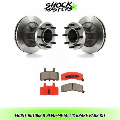 #ad Front Rotors amp; Semi Metalic Brake Pads for 1996 2002 Chevrolet Express 3500 $232.86