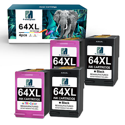 #ad 64 XL 64XL Ink Cartridges for HP ENVY 6255 6258 7130 7164 7830 7855 7858 lot $16.50