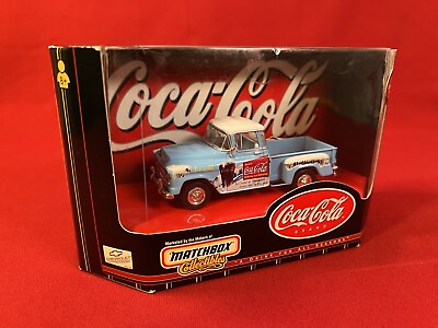 #ad Vintage Matchbox Collectibles Coca Cola 1956 Chevy 3100 Pickup Still Sealed $25.00