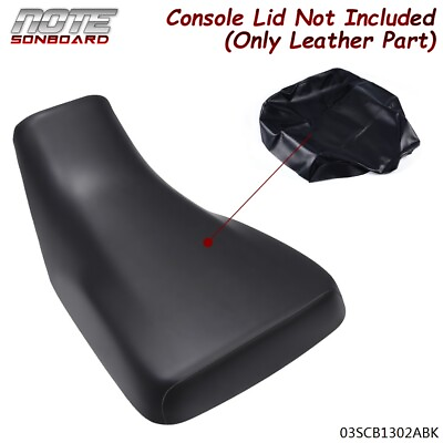 #ad FIT FOR HONDA RANCHER 350 SEAT COVER #8 2000 2001 2002 2003 2004 2005 2006 BLACK $10.50