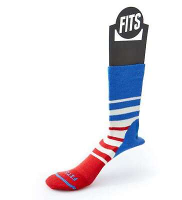 #ad FITS Light Hiker Mini Crew Socks Natural Classic Blue S * $4.00