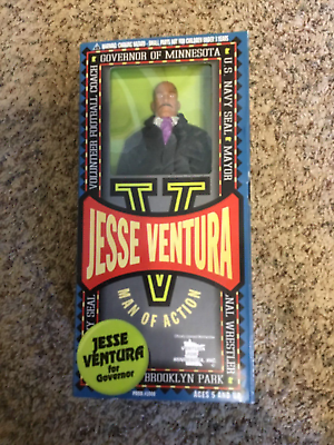 #ad Jesse Ventura Man Of Action For Governor Of Minnesota 12” Action Figure 1999 New $19.95