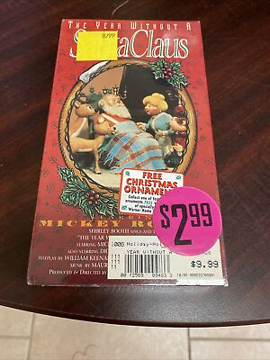 #ad The Year Without a Santa Claus VHS 1992 Original Seal With Ornament $40.00