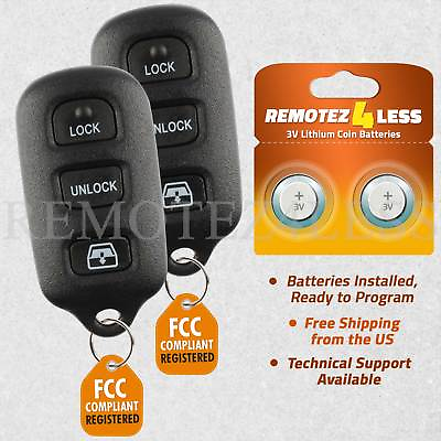 #ad 2 For 2001 2002 2003 2004 2005 2006 2007 2008 Toyota Sequoia Remote Key Fob $12.95