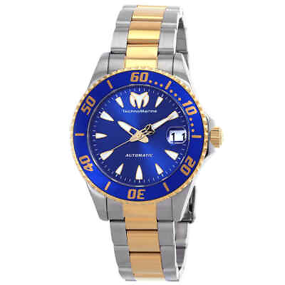 #ad Technomarine Manta Sea Automatic Blue Dial Ladies Watch TM 219078 $81.40