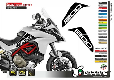 #ad 2 Adhesives DUCATI Multistrada 1200 Hip Tank Monochrome from The 2015 IN Poi $26.42
