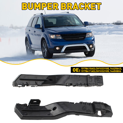 #ad For 2010 2020 Journey Dodge Front Bumper Support Brackets Left Retainers Right $10.99