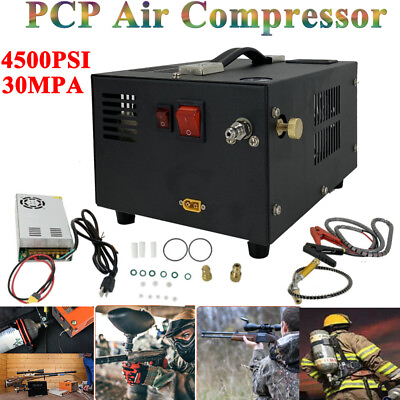 #ad Portable PCP Air Compressor Pump 30Mpa Air Gun High Pressure Pump Transformer US $166.00