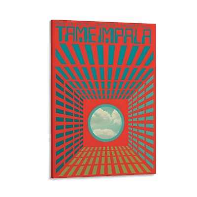 #ad Tame Impala Vintage Personality Canvas Poster Living Room Decor Aesthetic $75.00