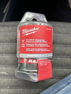 #ad Milwaukee Tool 49 16 2418 1 In. Propex Expander Head With Rapid Seal For M12 $79.99