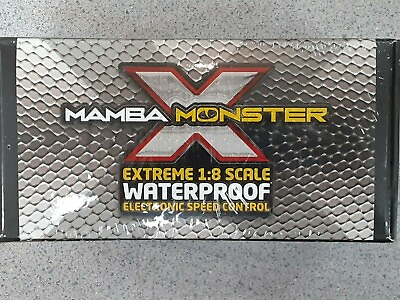 #ad Castle Creations Mamba Monster X Waterproof 1 8 Scale Brushless ESC 010014500 $154.95