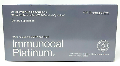 #ad Immunocal Platinum Natural Source Glutathione Precursor 30 Pouches by Immunotec $89.00
