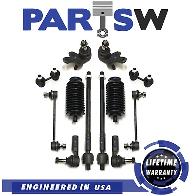 #ad 12 Pc Suspension Kit for Lexus ES300 Toyota Avalon Camry Sway Bars Tie Rod Ends $57.93