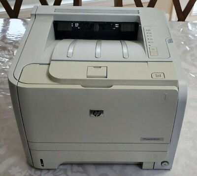 #ad HP Laser Jet P2035 Workgroup Monochrome Laser Printer Tested Works $30.00