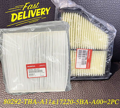 #ad Genuine Engine Air Filter amp; Cabin Filter Set For Honda 2016 TO 2021 CIVIC 2.0 $31.99