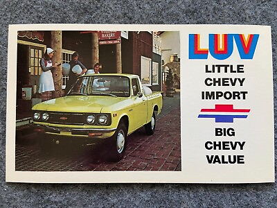#ad LUV Little Chevy Import Big Chevy Value Vintage Postcard $9.71