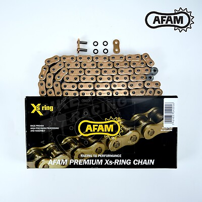 #ad Afam Upgrade Gold 525 Pitch 120 Link Chain for BMW F800 R 10mm bolts 2015 2020 GBP 95.95