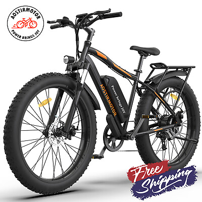 #ad E bike 26quot; 750W 48V Electric Bike Mountain Bicycle Fat Tire 28mph for Adults $779.00