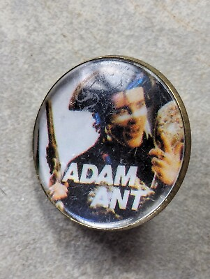 #ad Vintage 80#x27;s Adam And The Ants Pin Badge Purchased Around 1986 Ant Music GBP 11.95