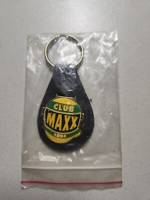 #ad Vintage 1993 Club Maxx Keychain Ultimate Collector#x27;s Club Nascar Race $4.99