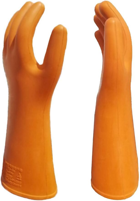 #ad Electrical Insulated Lineman Rubber Gloves Class 2 Electrician High Voltage 2.. $24.95