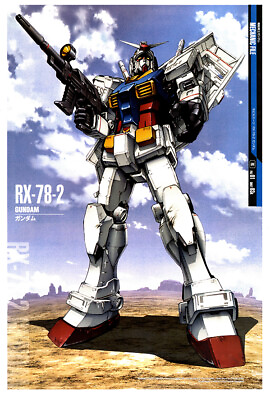 #ad Gundam RX 78 2 Gundam Mechanical Poster Japanese Anime Poster $12.99
