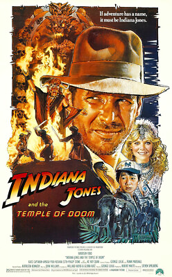 #ad #ad Indiana Jones And The Temple Of Doom Movie Poster Regular Style 27 X 40quot; $15.99