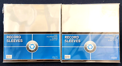 #ad 100 PLASTIC OUTER SLEEVES 🔥VINYL RECORD LP ALBUM PLASTIC COVERS 4 MIL $29.99