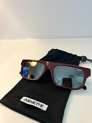 #ad Arnette Sunglasses Gothboy Burgundy Frame 4278 Gray Lens 55 17 145mm New $67.50
