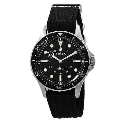 #ad Timex Navi XL Quartz Black Dial Men#x27;s Watch TW2T75600 $49.50