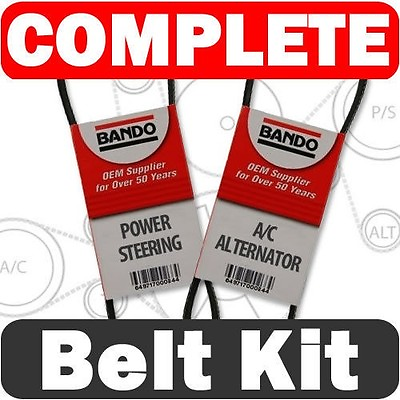 #ad Drive Belt Kit For Honda Civic 1.7L 2001 2005 A C Alternator Power Steering $33.14