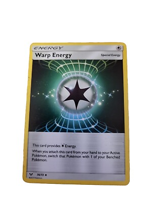 #ad Pokemon Card Warp Energy 70 73 Shining Legends Uncommon NM MINT $1.34