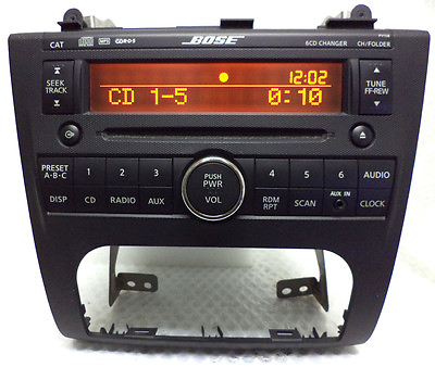 #ad 07 08 09 NISSAN Altima BOSE AM FM Radio 6 Disc Changer CD Player Ipod Aux input $170.00
