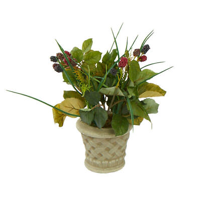 #ad Factory Direct Craft Artificial Wild Berry Planter $18.36