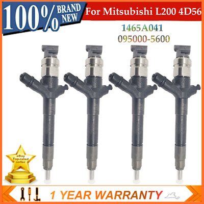 #ad 4X Common Rail Fuel Injector 1465A041 095000 5600 for Mitsubishi L200 4D56 Euro4 $432.99