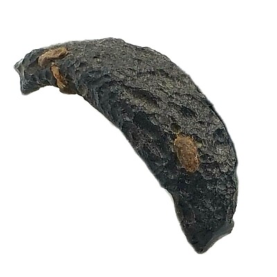 #ad Meteorite black tektite Tlhailand unique shape stone original rough space rock $55.50