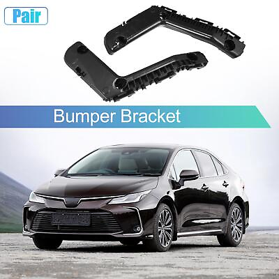 #ad 1 Pair Car Front Bumper Bracket Mounting Support for Toyota Corolla 2014 2016 $19.34