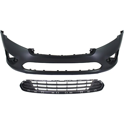#ad Bumper Cover Kit For 2010 2012 Ford Fusion with Bumper Grille CAPA Front $341.64